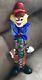 Vtg. Authentic Murano Hand Blown Glass Clown Holding Bottle GOOD CONDITION