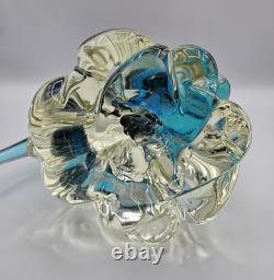Vtg Murano Hand Blown Glass Cockatoo 14 Sculpture Attributed to Sandro Frattin