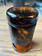 Vtg Murano Hand blown Cannister With Lid Master Glassmakers Signature On Lid