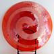 Vtg Vetro Artistico MURANO ART GLASS Platter Centerpiece, Hand Blown, 27 Diam