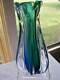 WOW 10 MURANO Art Glass Vase OBALL Label Designed by Luigi Onesto Hand Blown