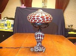 Wonderful Italian Fratelli Toso Murano Art Glass Table Lamp