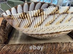 YALOS MURANO New Original Italian Hand Blown Glass Large Vase / Bowl