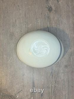 Yalos Casa Murano Foss Bowl Iridescent Hand Blown Art Glass Handcrafted Italy