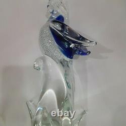 Zane Murano Hand Blown Glass Cockatoo (Signed) With Original Label