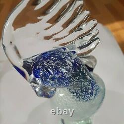 Zane Murano Hand Blown Glass Cockatoo (Signed) With Original Label